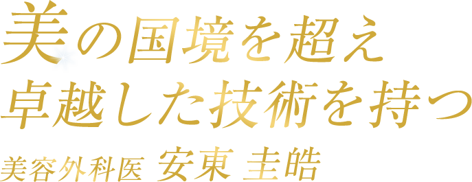 美容外科医 安東 圭皓のタイトル画像